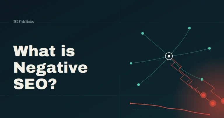What is negative seo?